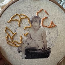 Embroidered photo on cloth. Projekt z dziedziny  Haft użytkownika mgoff_family - 11.06.2025