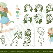 Diseño de personaje - Hansel y Gretel. Character Design, Children's Illustration, Traditional illustration, and Narrative project by Majo Ramírez - 06.11.2025
