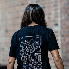 Aflete Co Teeshirt design. Digital Illustration, Screen Printing, and Graphic Design project by Miranda Clare-Antony - 06.12.2025