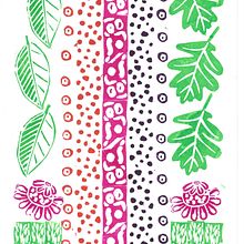 Illustrations avec des tampons faits main. Projekt z dziedziny Trad, c, jna ilustracja, Pattern design, Stemple, Sketchbook i Grawerstwo użytkownika Solweig Gerbier - 12.06.2025