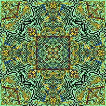 Cover design, made with Procreate's symmetry tool. Drawing, Ink Illustration, Painting, Pattern Design, and Watercolor Painting project by Lousie Eph - 06.14.2025