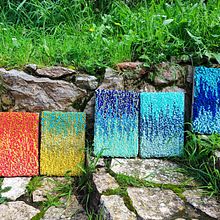 Degradar para Crear: Cinco cuadros en loop. Arts, Crafts, Fiber Arts, Textile Design, Interior Design, Interior Decoration, and Decoration project by Jaime Castro-Palomino Rubio - 06.14.2025