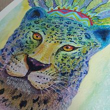 Maestro Jaguar. Fine Arts, Painting, Traditional illustration, and Watercolor Painting project by Camilo Del Toro - 06.15.2025