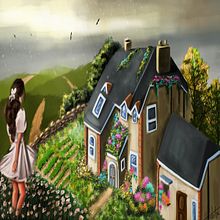 uk country side. Digital Drawing project by harshita raghupatruni - 06.16.2025