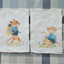 Hazel dormouse character design. Character Design, Children's Illustration, Colored Pencil Drawing, Drawing, and Pencil Drawing project by Sarah - 06.17.2025
