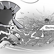 Manga sobre batallas pokemon. Comic, Digital Drawing, Digital Illustration, Drawing, Traditional illustration, Manga, and Narrative project by Giovani Rubio - 06.17.2025