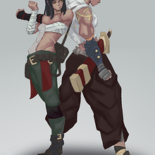 Hermanos. Animation, Character Design, Traditional illustration, Video Games, and Game Design project by Laura González - 06.18.2025