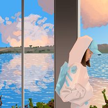 Lake visit. Character Design, Traditional illustration, Digital Illustration, and Digital Painting project by Johnny Fernandez - 06.19.2025