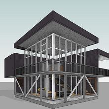 Casa DOM prototipo. 3D, Architecture, Digital Architecture, Interior Architecture, 3D Modeling, and ArchVIZ project by jhonfre9408 - 06.19.2025