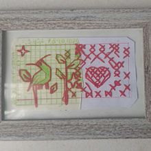 Costuras rojas . Arts, Crafts, DIY, Embroider, and Paper Craft project by karmina_n - 06.19.2025
