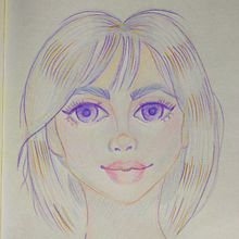 Colored pencil portrait. Colored Pencil Drawing, Drawing, Portrait Drawing, and Sketchbook project by Mafe G - 06.19.2025