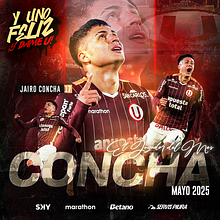 jugador del mes jairo concha. Projekt z dziedziny Projektowanie graficzne użytkownika pieroc_ac - 19.06.2025