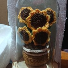 Sunflower in a pot. Projekt z dziedziny Sz i dełkowanie użytkownika jirah_cloe - 20.06.2025