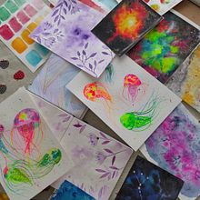 Técnicas modernas de acuarela. Fine Arts, Painting, Traditional illustration, and Watercolor Painting project by Ana Mainar Juste - 06.20.2025