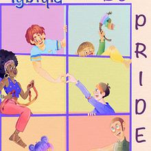 BE-PRIDE. Digital Illustration project by Serena Mendrano - 06.20.2025