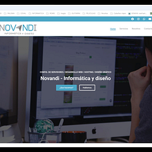 Sitio web de NOVANDI. App Design, Digital Product Design, Portfolio Development, and Web Design project by Felipe Monti - 06.21.2025