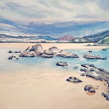Acuarela de viajes. Cantabria. Drawing, Fine Arts, Pencil Drawing, Sketchbook, and Sketching project by Mercè Campo Andreu - 06.21.2025