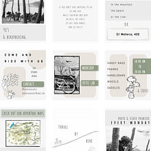 90's bikepacking & coffee.. Br, ing, Identit, Design, Logo Design, Graphic Design, T, pograph, Design, T, and pograph project by Gara Hernandez Bastida - 06.21.2025