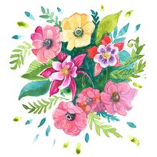 FloPow. Digital Illustration, Graphic Design, Pattern Design, and Product Design project by Sara Tchorek - 06.21.2025