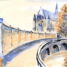 Perfectly Imperfect: Urban Sketching with Contrast & Character. Traditional illustration project by Mathijs Tuynman - 06.21.2025