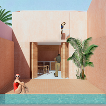 Representacion Gráfica de Proyectos. Architecture, Collage, Interior Design, Graphic Design, Digital Architecture, Interior Architecture, Architectural Illustration, L, and scape Architecture project by Anderson Rivera Gómez - 06.21.2025