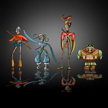 Diseño de personajes basados en Avatar la leyenda de Aang. Character Design, Traditional illustration, Digital Illustration, Children's Illustration, and Narrative project by Andres Alvarez - 06.22.2025