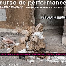 curso de performance en Barcelona | Arte de la performance: presencia, tiempo y espacio con Marina Barsy Janer x Isil Sol Vil. Fine Arts project by MATERIC.ORG - espacio de arte de performance - 06.22.2025