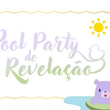 Pool Party de Revelação. Lettering, H, and Lettering project by Kaique Siqueira - 06.22.2025