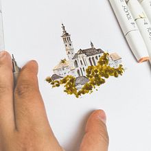 Quick Sketch with Alcohol Markers: The Perfect On-the-Go Technique. Sketching, Sketchbook, and Traditional illustration project by Tatiana - 06.23.2025