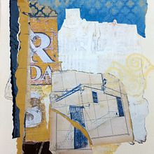 Urban Collage: Andalucía in Paint and Paper. Collage, Fine Arts, Traditional illustration, Artistic Drawing, Painting, Photograph, and Digital Painting project by janemcaulay - 06.23.2025