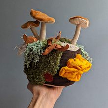 Fabric Log Sculptures. Projekt z dziedziny Craft, Wzornictwo tekst, liów,  Tkactwo,  Sz, cie, Projektowanie zabawek, Rzeźba, To i art użytkownika Kami Goertz - 23.06.2025