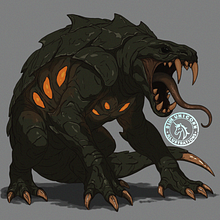 Venomshroud Crawler. Digital Illustration, and Drawing project by Natasha Kelly - 06.23.2025