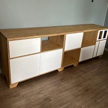 Mueble Dominga. Arts, Crafts, Woodworking, Interior Design, Furniture Design, Making, and DIY project by resimperio_epoxi - 06.24.2025