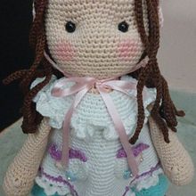 Lily Ann <3 - Muñeca Estilo Romántico de Tutitas. Amigurumi, Arts, Crafts, Crochet, Fiber Arts, Textile Design, To, and Design project by Alejandra Perales Arreozola - 06.24.2025