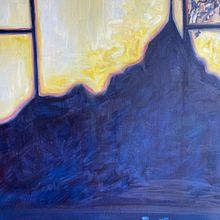 L'allégorie de la ville. Oil Painting project by Marjolaine Fuentes - 06.24.2025