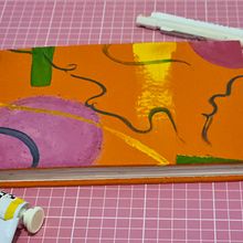 Design e encadernação de sketchbooks. Arts, Crafts, Bookbinding, DIY, Traditional illustration, and Sketchbook project by Julia Maline - 06.24.2025