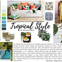 TROPICAL STYLE  LIVING ROOM . Interior Architecture, Interior Decoration, Interior Design, and Spatial Design project by Sandra Silveira - 06.24.2025
