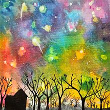 Fascinación, delirio, misterio. Fine Arts, Painting, Traditional illustration, and Watercolor Painting project by cecidantoni1 - 06.25.2025