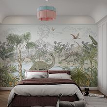 Dinosaur Adventure Wallpaper Mural. Interior Decoration project by Wallanza wallpaper - 06.25.2025