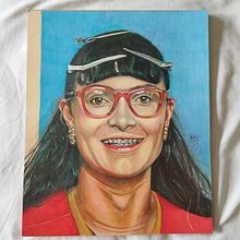 Yo soy Betty, la fea. Un progetto di Belle arti, Disegno a matita, Illustrazione tradizionale, Disegno, Disegno di ritratti, Disegno realistico, Disegno artistico e Disegno con matite colorate di Mariela Velázquez Villa - 26.06.2025