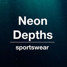 Neon Depths - sportswear . Graphic Design, and Fashion Design project by sarah_ramirez22 - 06.26.2025