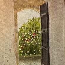 Doorway . Un progetto di Belle arti, Pittura e Pittura ad acquerello di Charlotte Wenninger - 26.06.2025