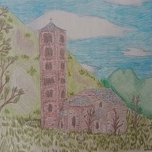Arquitectura al estilo tradicional . Un progetto di Illustrazione tradizionale e Disegno di Leyla Rojas - 26.06.2025