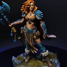 Barbarian - Improving my layering skills. Un progetto di Artigianato, Pittura decorativa, Belle arti e Scultura di rodolfo_businhani - 26.06.2025