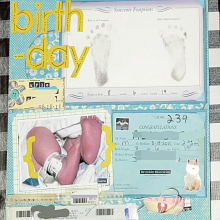 Birth Day. Arts, Crafts, and Paper Craft project by Marty Kraus - 06.26.2025