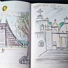 Around the World in 180 Stays. Un proyecto de Dibujo, DIY y Sketchbook de tnewton6969 - 27.06.2025