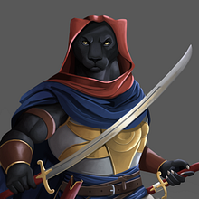 Una pantera soldata. Un progetto di Character design, Arte concettuale, Disegno digitale, Illustrazione digitale, Pittura digitale e Illustrazione tradizionale di Davide Cacciatore - 27.06.2025