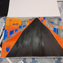 Urban cityscape drawing tutorial. Un progetto di Illustrazione tradizionale, Disegno, Creatività, Disegno a matita, Bozzetti, Illustrazione botanica e Paesaggismo di Leeannah Dawson - 28.06.2025