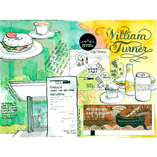 Documentar momentos: dibujo y sensaciones. Un proyecto de Ilustración tradicional, Pintura a la acuarela, Sketchbook, Ilustración con tinta, H, lettering y Collage de liliana - 28.06.2025