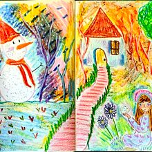 In the garden . Desenho, Artes plásticas, Ilustração tradicional, Sketchbook, e Esboçado projeto de Lucia Vatts - 28.06.2025
